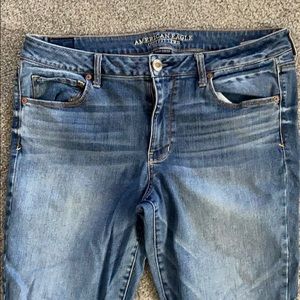 American Eagle Skinny Kick Super Stretch 18 Long